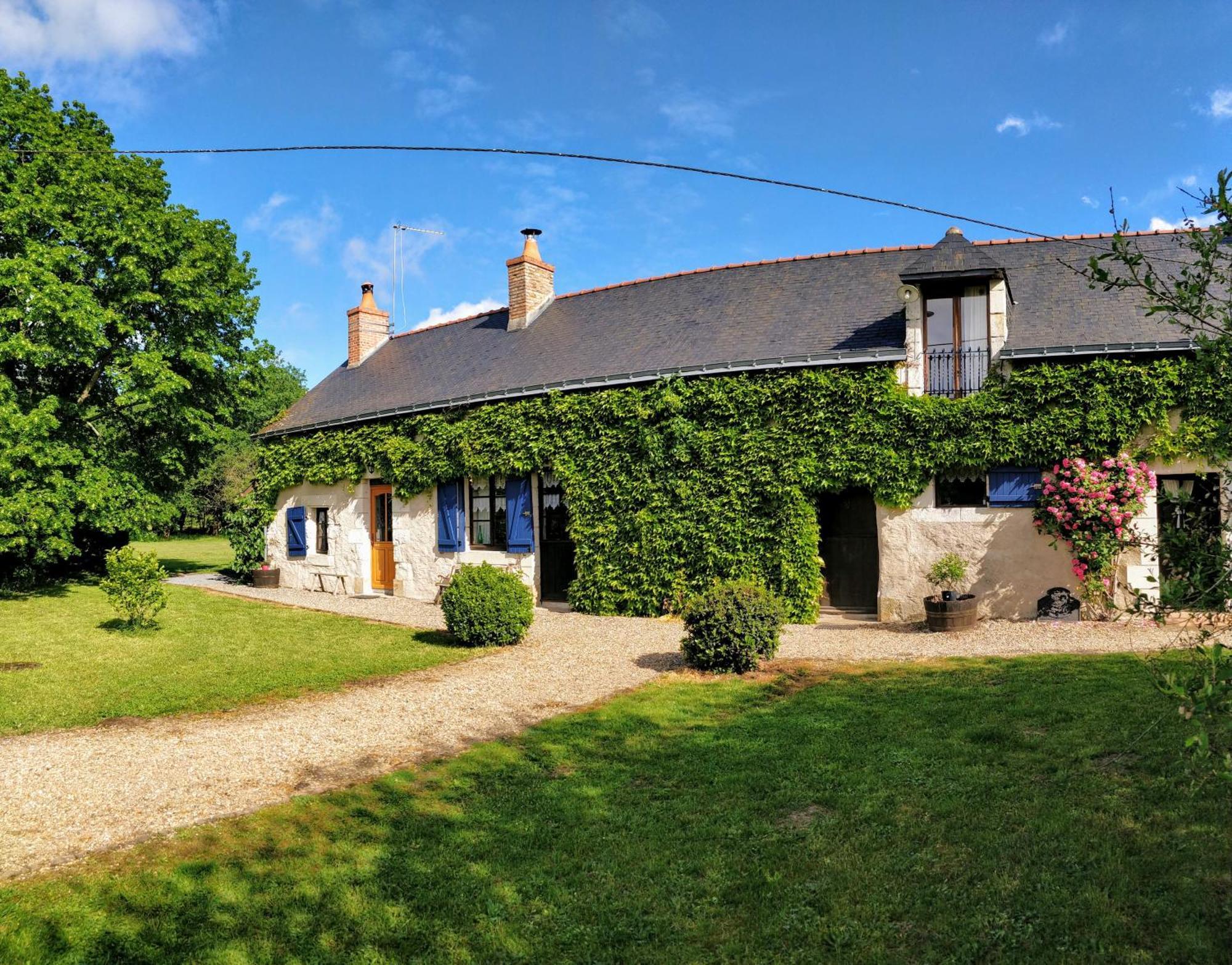 Traditional Longere Farmhouse At La Fortinerie Mouliherne ภายนอก รูปภาพ